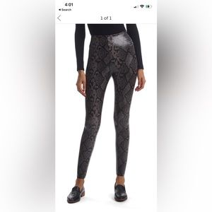 Commando Faux Leather Animal Legging
